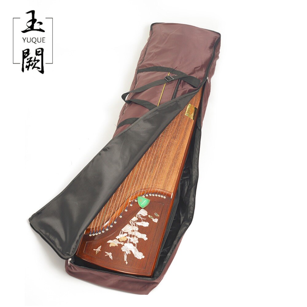Yuque guzheng beskyttende bæretaske / bærbar guzheng taske / etui til guzheng rejsetaske lilla farve