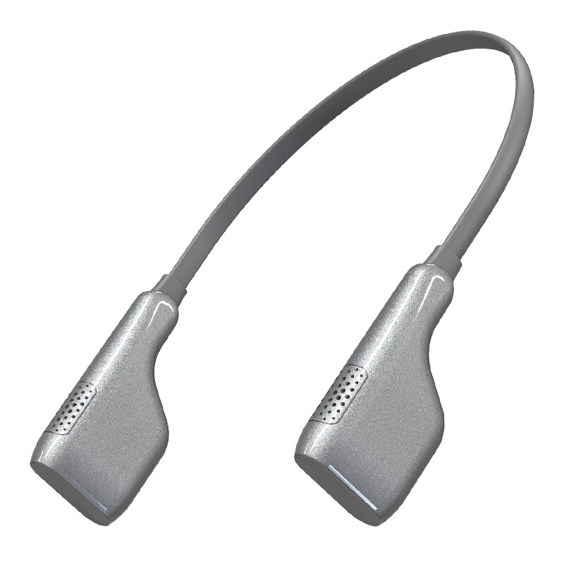 Purificador de aire para colgar en el cuello, purificador de aire portátil, generador de aniones, deshumidificador Personal, ambientador de iones negativos: grey