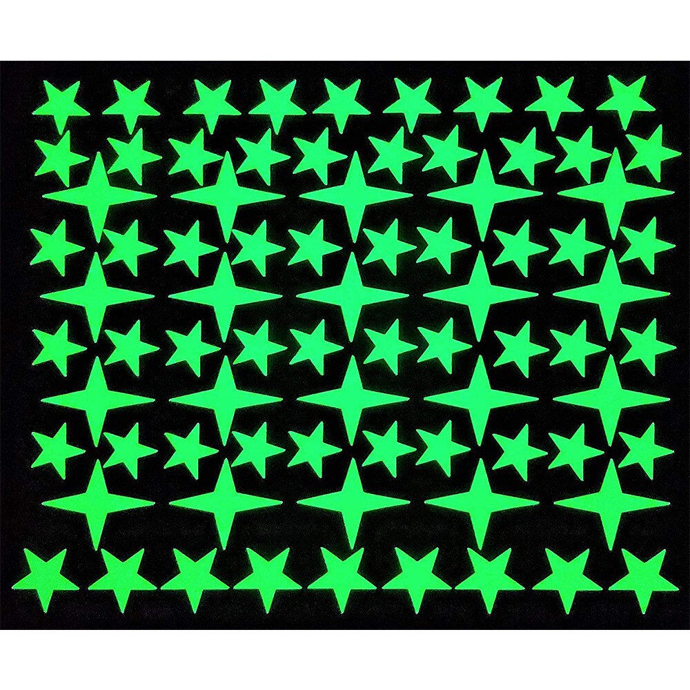 1set Glow In The Dark Speelgoed Tl Stars Muursticker Home Room Decor Kat Fee Ster Sticker Speelgoed