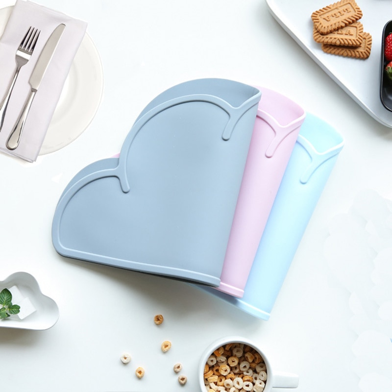 Chmura/kwadratowe podkładka podkładka pod talerze dla dzieci Food Grade stół silikonowy podkładka wodoodporna izolacja cieplna przyrząd kuchenny łatwe czyszczenie