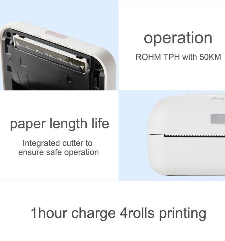 Peripage Mini Pocket Photo Printer Draagbare Mobiele Telefoon Foto Printer Voor Mobiele Telefoon Android Ios Windows