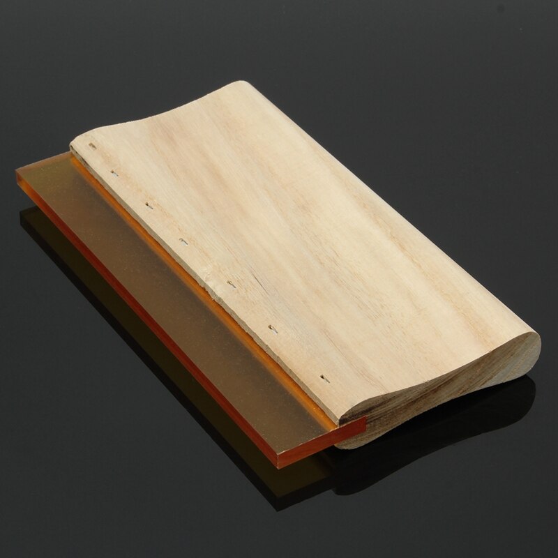 8 inch Silk Screen Printing Press Squeegee Single 70 Durometer Ink Scraper Tools