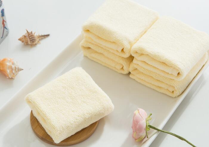 10 " x10 " firkantet bambus håndklæde, baby håndklæde /5 stykker