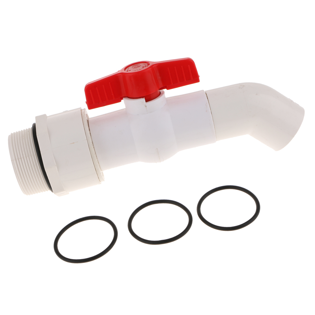 40mm Outlet Plastic Drum Barrel Spigot Faucet Taps 45 Degree DN50 (2inch) Connection