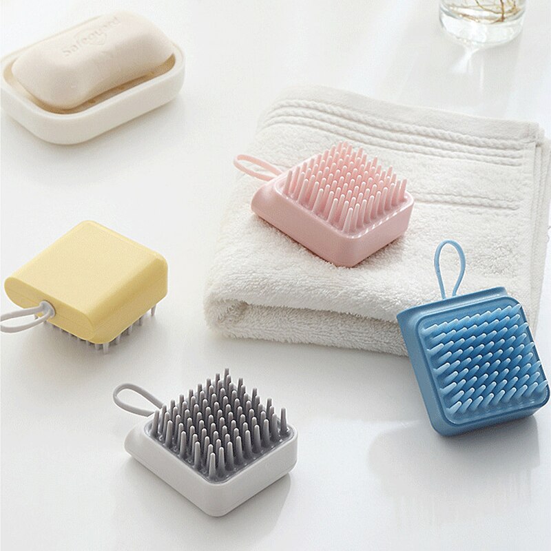 Pet Dog Bath Brush Comb Silicone SPA Shampoo Massage Brush Shower Hair Removal Comb For Dogs Cats Cleaning Grooming Tool