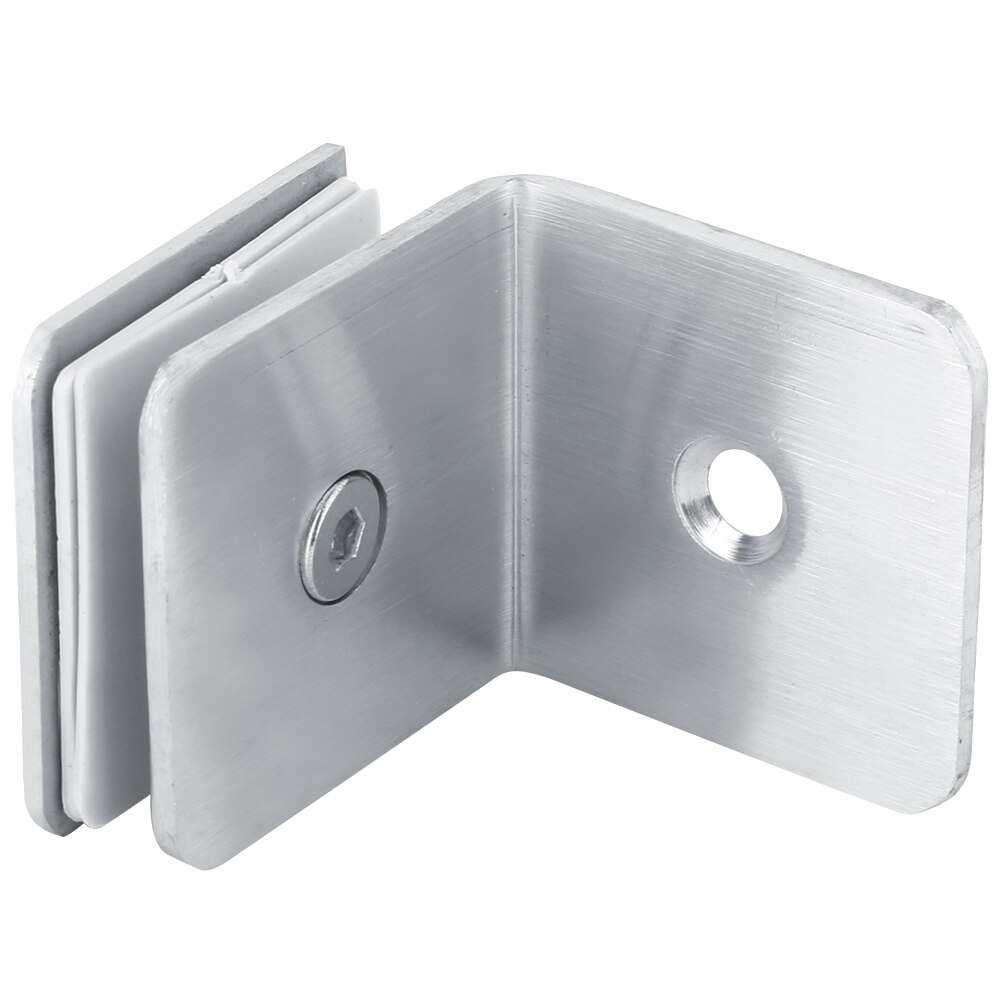 90 Degree Stainless Steel Bathroom Shower Door Clip Clamp Hinge Support Bracket Door Support Bracket