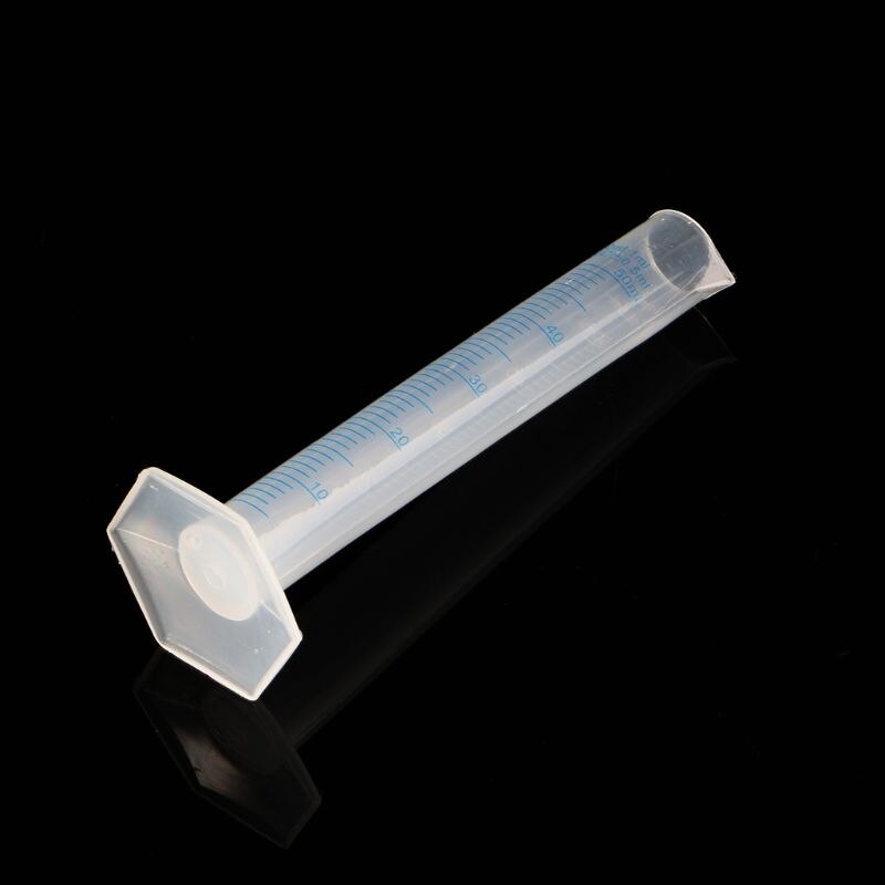 50Ml Maatcilinder Laboratorium Test Afgestudeerd Vloeibare Trial Tube Jar Tool