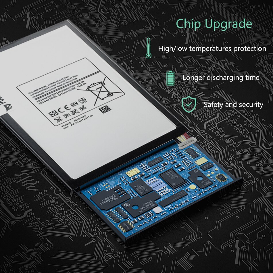 T4450E Tablet Battery for Samsung GALAXY Tab 3 8.0 T310 T311 Battery T315 SM-T310 SM-T311 E0288 E0396 4450mAh Battery+ Track NO