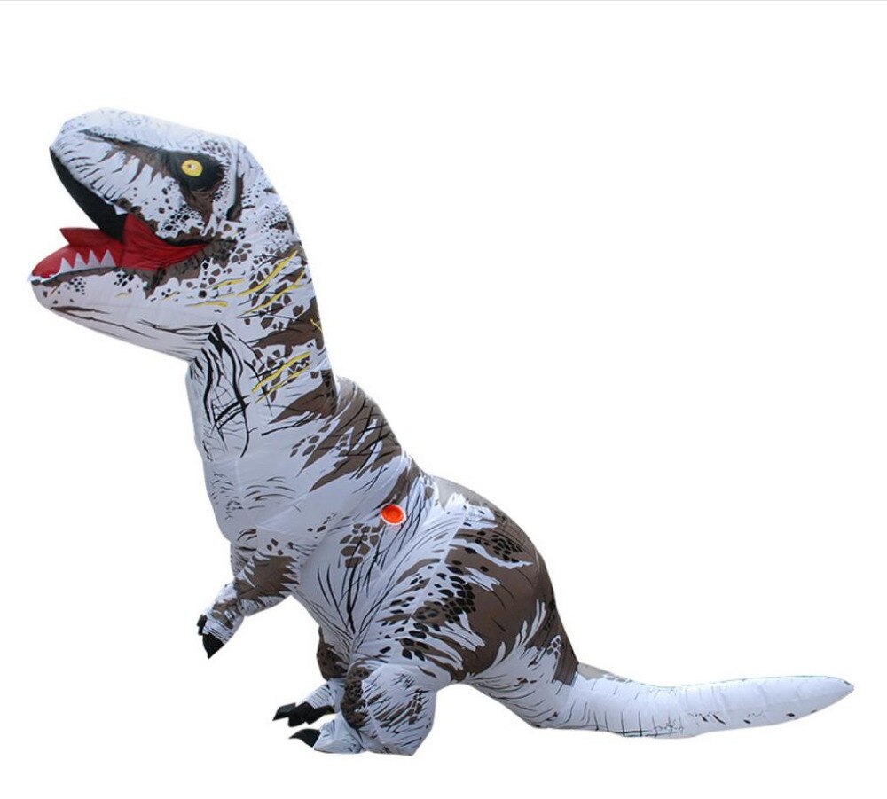 IK NFLATABLE Dinosaurus T REX Kostuums voor vrouwen Blowup T-Rex Dinosaurus Halloween Opblaasbare kostuum mascotte Partij kostuum voor volwassen