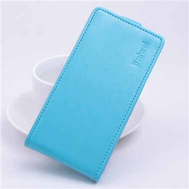 9 colors Flip Leather Cover Case for Lenovo Vibe P1M P1ma40 P1mc50 5.0 inch Vertical Back Cover Open Up and Down: Blue