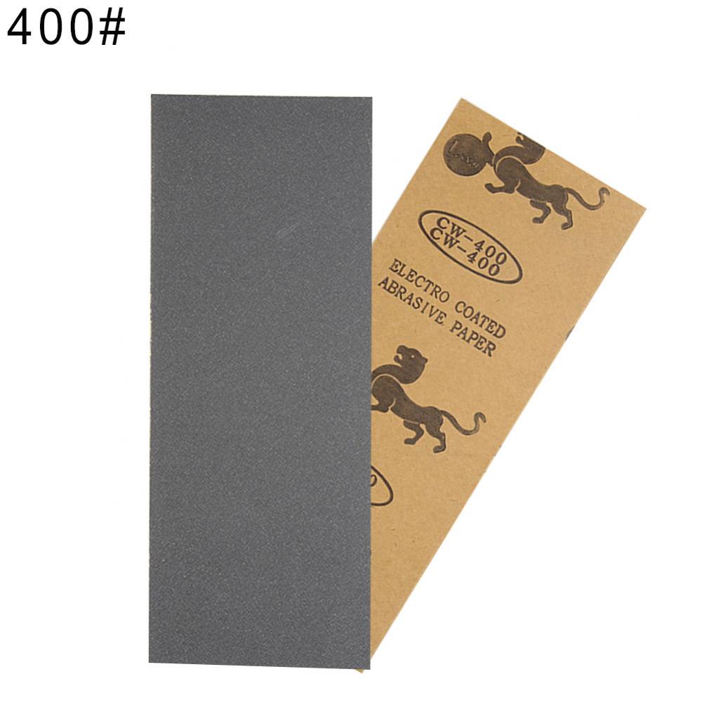 Vått torrt sandpapper ark 400/600/800/1000/1200/1500/2000/2500#  polerpapper ark kiselkarbid hem grovt: Vit