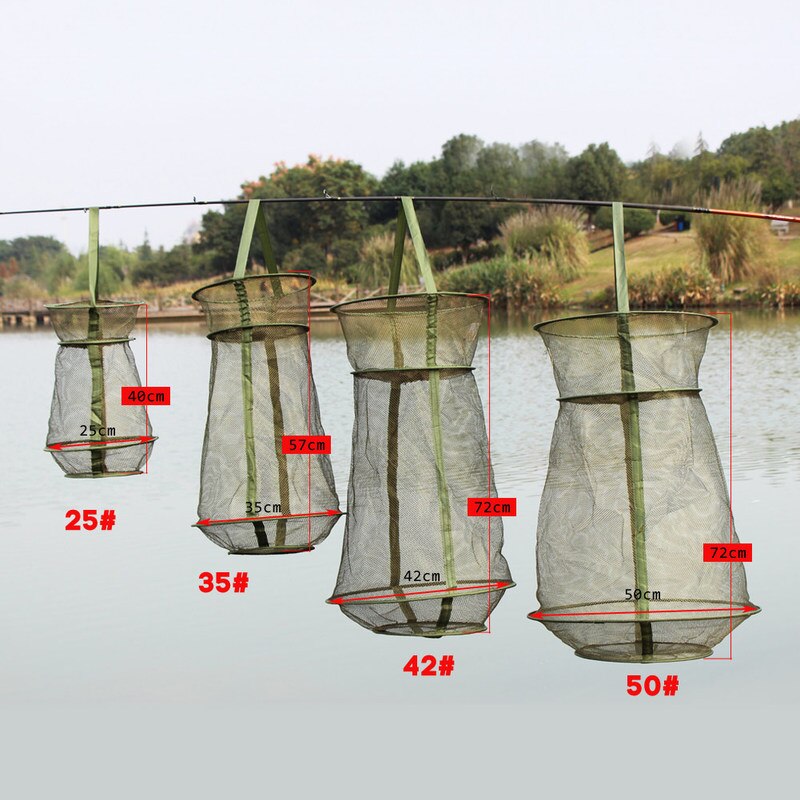 Sougayilang 3- lager fiskenät pe material fyra modeller fiskvårdsnät monofilament litet nät fisknät