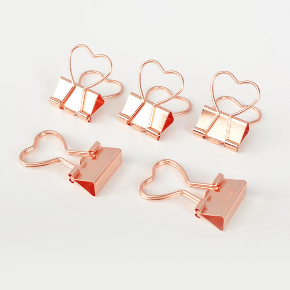 12pcs Cat Heart Cactus Binder Clip Paper Pile Photo Message Ticket Clips Organizer Korean Office School Supplies M17F