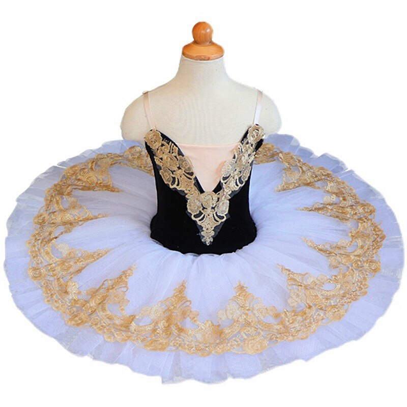 Ballet Tutu Skirt White Swan Lake Performance Dance Costumes