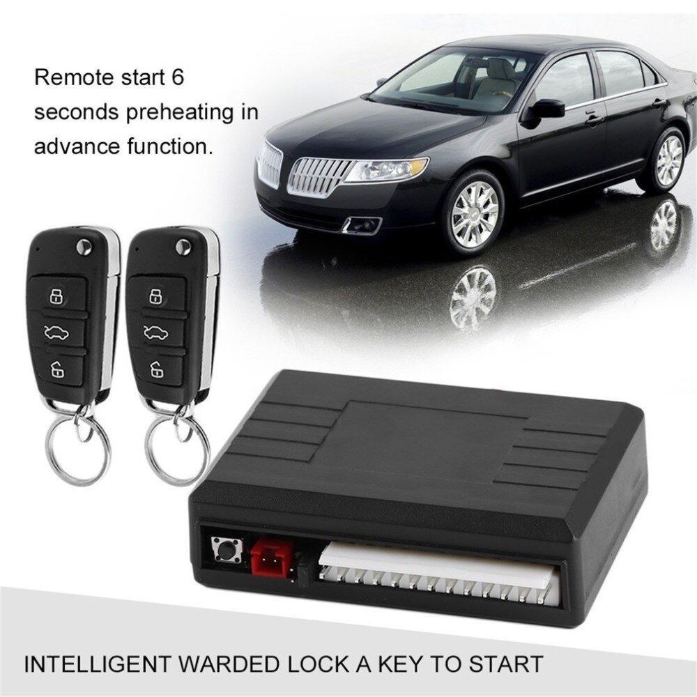 Centralized Lock Keyless Entry System Central Locking Car Alarm Accessories Door Windows Remote Control Trunk Key DIY Universal