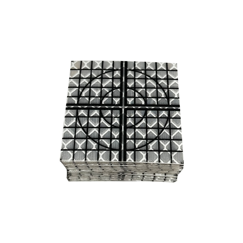 100pcs Reflector Sheet Black Grid Reflective Tape Target For Total Station 20/30/40/50/60mm Trimble Sokkia Surveying