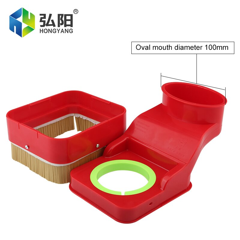 CNC Dust Cover 75 / 80 / 85 / 90 /100mm Spindle Engraving And Milling Machine Free Fall Brush Dust Collector Milling Woodworking