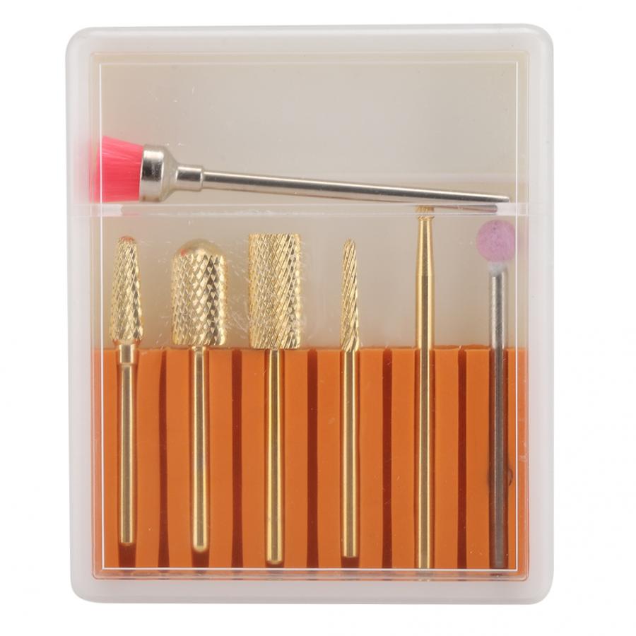 Art des ongles meulage peau morte enlèvement ongles forets ponçage ensemble de polissage: -02