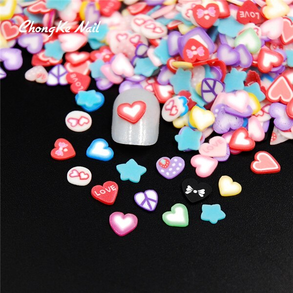 Diy 2000Pcs 3D Nail Art Decoraties Kerst Slices Polymer Clay Tiny Nail Art Rhinestones Acryl Decoratie Manicure: 002