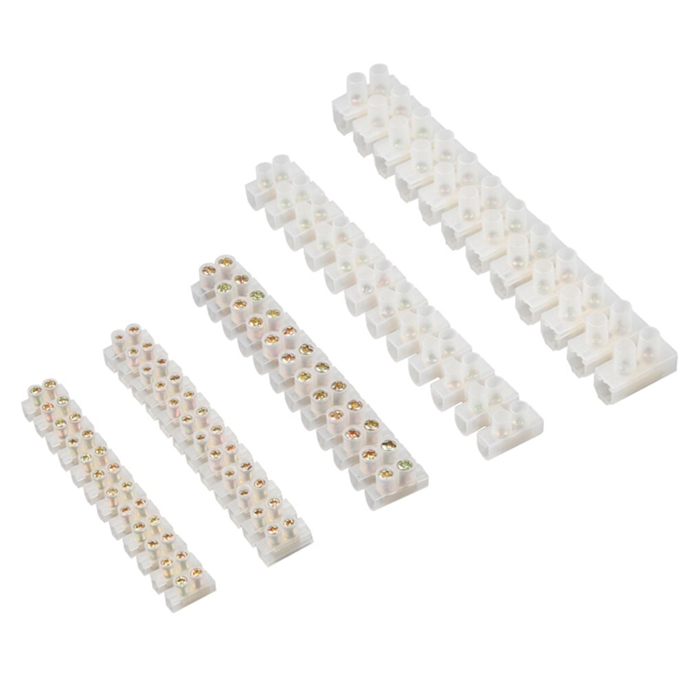 5A 10A 20A 30A 60A Dual Row 12 Positions Wire connector Screw terminal Barrier Strip Block Terminal Connector
