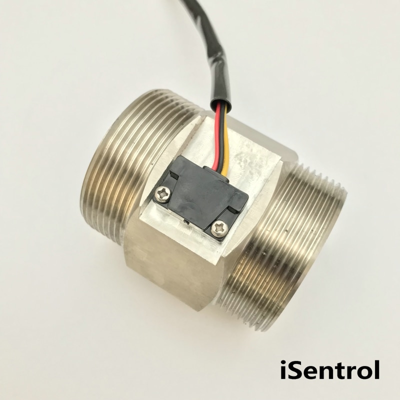 SUS304 5-300L/MIN DN50 Stainless steel water Hall Turbine flow sensor industry meter G2"