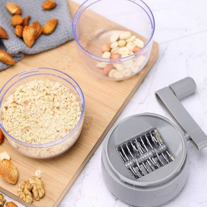 Trituradora de nueces Manual multifuncional, trituradora de frutos secos, trituradora de nueces, dispositivo de molienda de cacahuete, herramientas de cocina, frutas secas