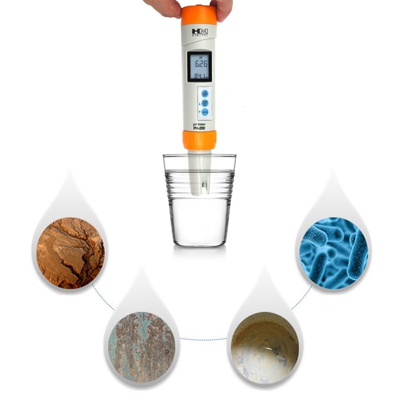 PH Acidity Meter Pen Probe Water Tester Parts For Aquarium Swimming Pool For YY-400 4 In 1 PH/ORP/H2/Temperature