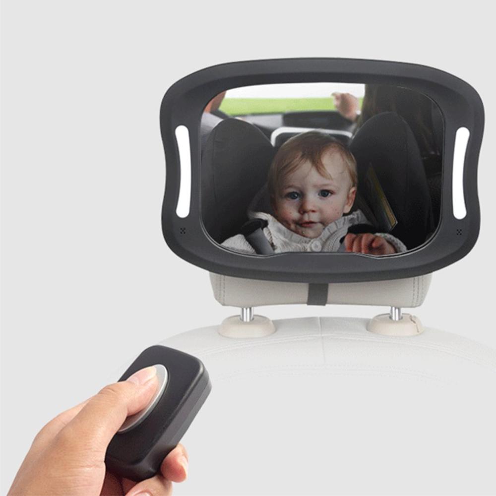 Verstelbare Auto Veiligheid View Achterbank Spiegel Baby Kind Facing Achter Vierkante Veiligheid Kids 360 Graden Rotatie Monitor Auto Accessorie