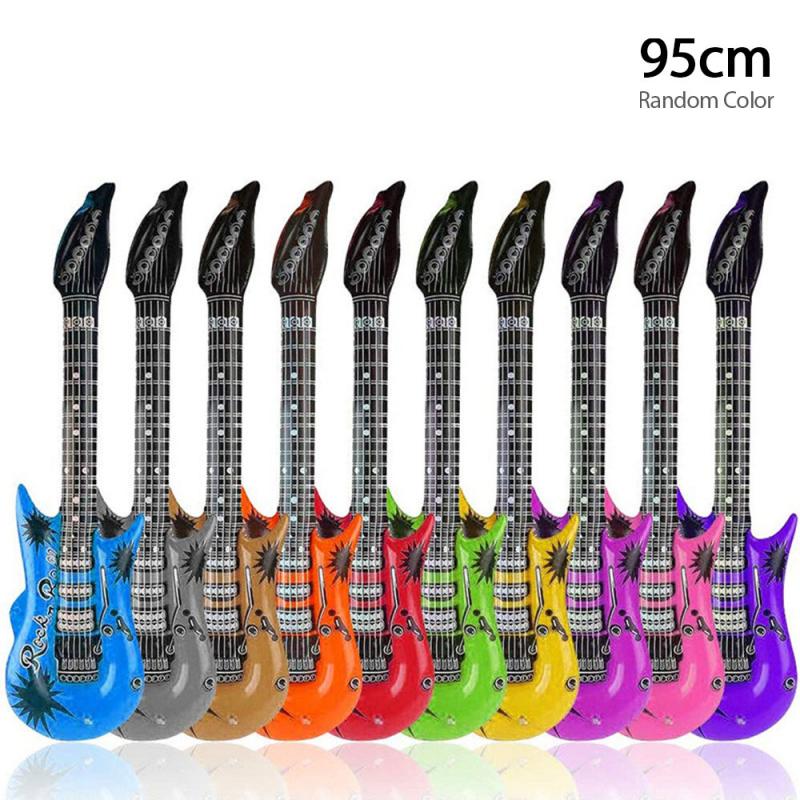 1Pc/4Pcs/6Pcs Environmental PVC Inflatable Musical Instrument Simulation Stage Props Party Supplies Inflatable Toys