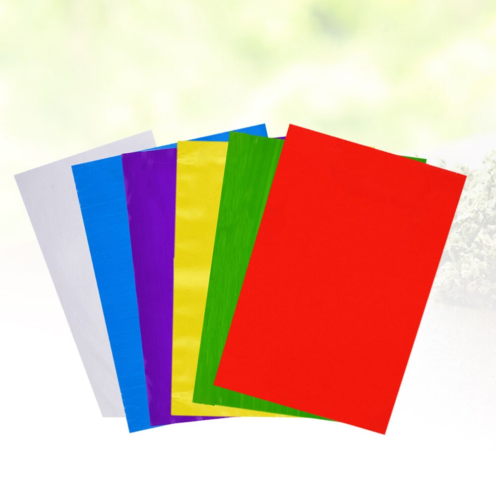 Cellophane Roll 100 Sheets Transparent Paper Colorful Sugar Packing Nougat Candy Baking Paper Kindergarten DIY Stuff: Default Title