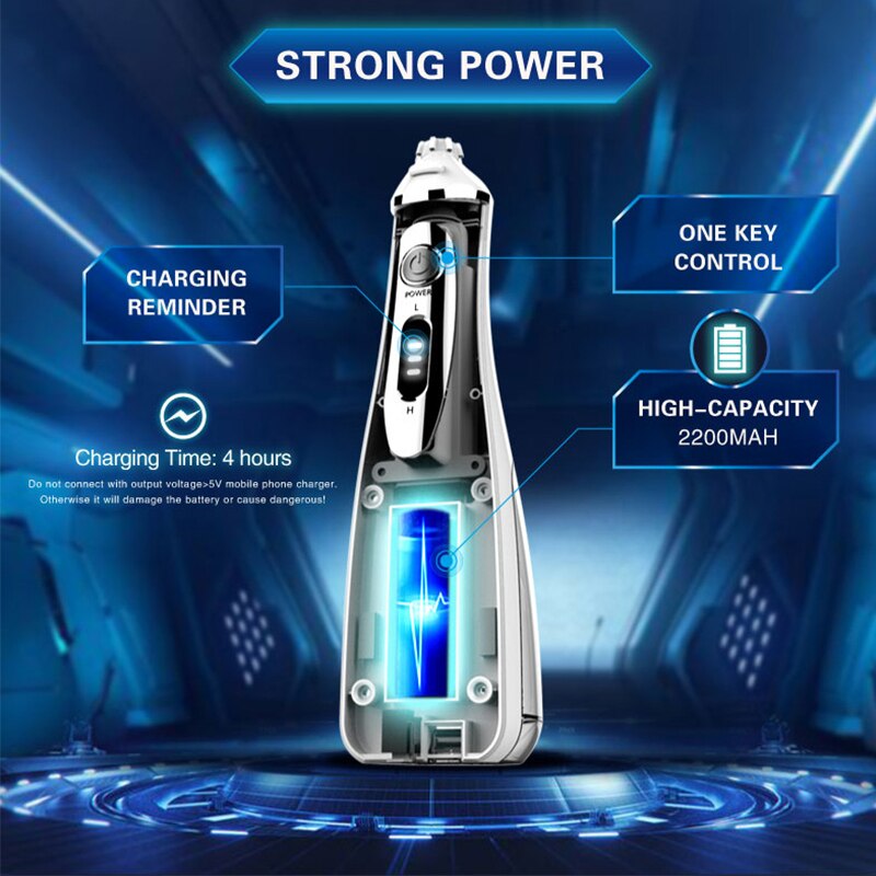 Oral dental irrigator 3 lägen vattenflosser bevattning usb laddning bärbar vattenplus dental irrigator vattenstråle tandrenare