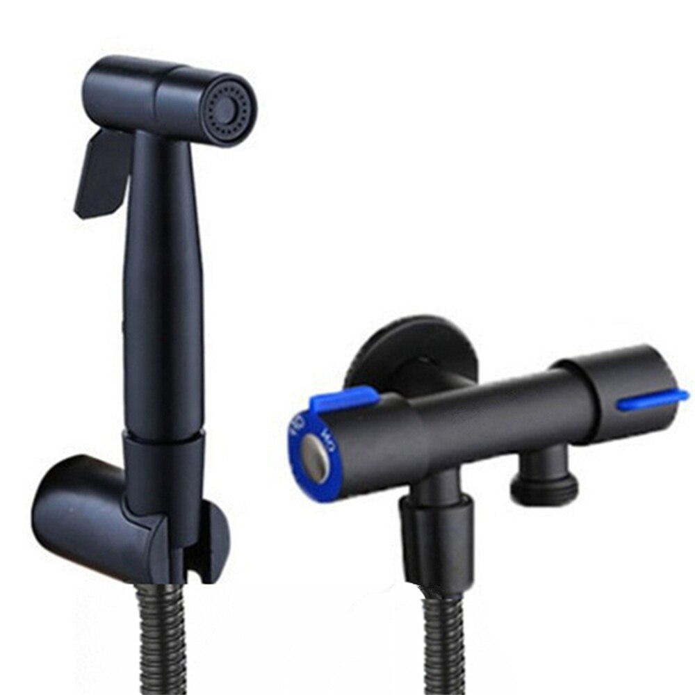 Matte Black Bidet Sprayer With Stainless Steel Hose - Handheld Toilet Shower Head For Personal - View #6