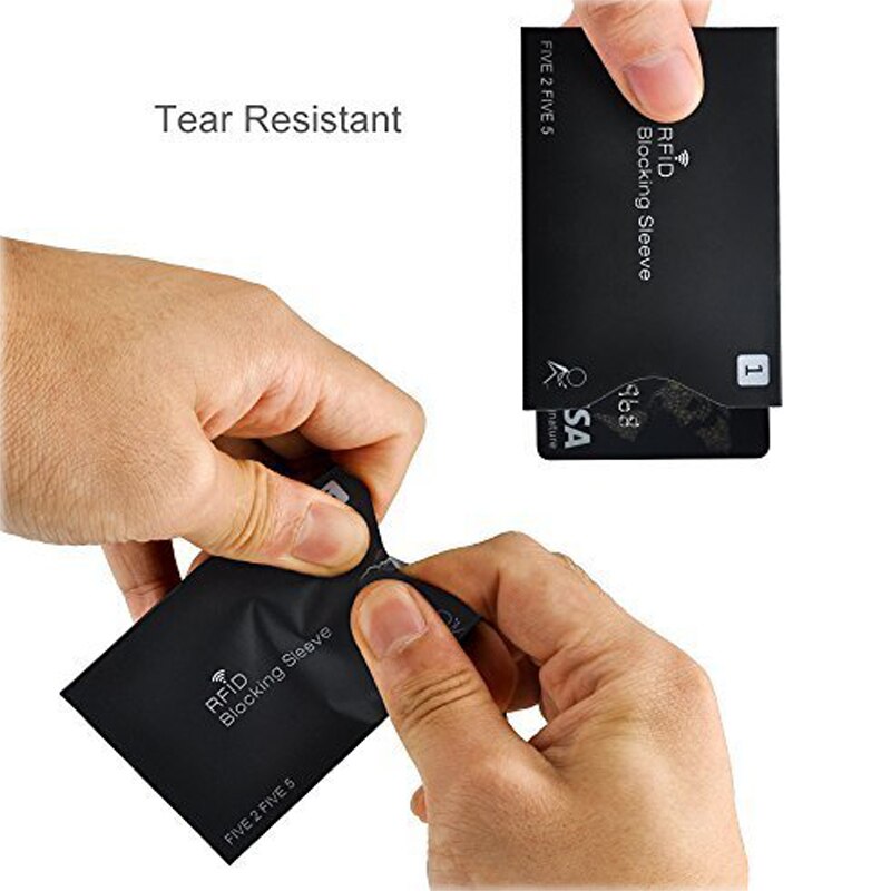 10 pcs / set of anti-theft RFID card for bank card NFC security cardanti-theft protective cover prevent unauthorized scanning