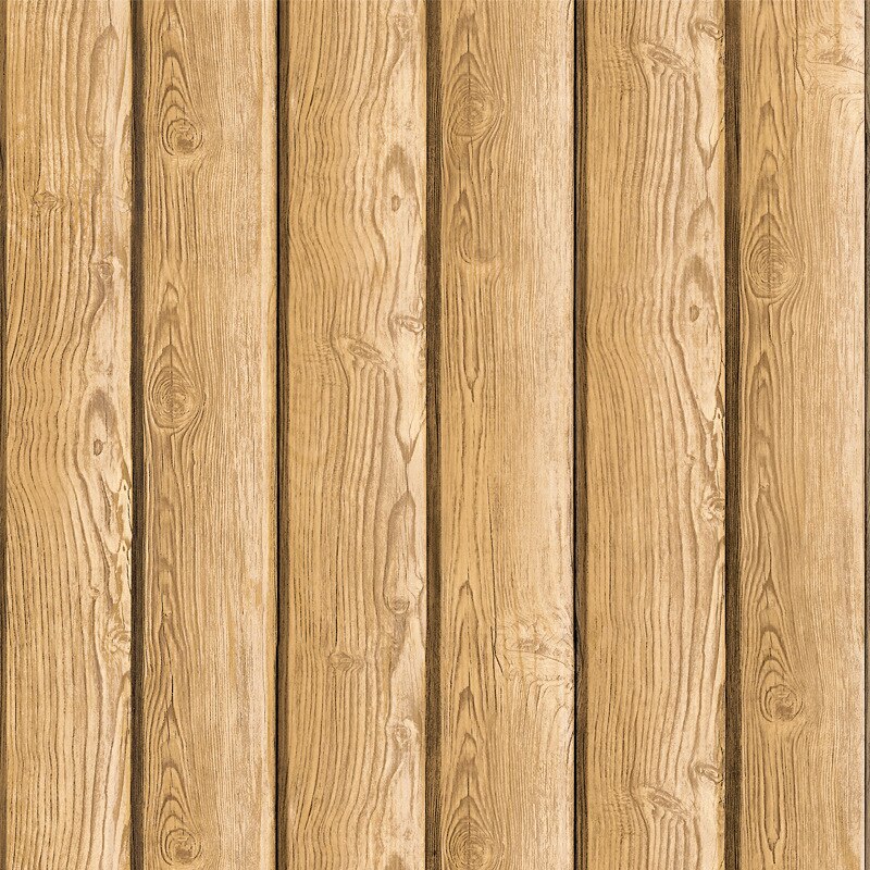 3D wood texture Chinese imitation wood grain wallpaper log color antique wood ceiling ceiling wallpaper