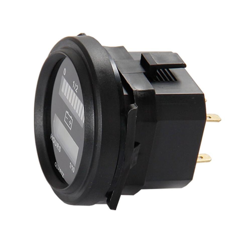 Indicador de batería Led de cuarzo contador horario Digital Agv indicador de batería para montacargas de coche indicador de batería medidor de electricidad para vehículo eléctrico