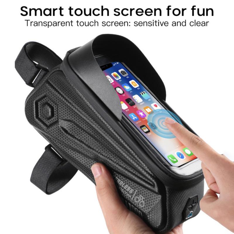 Fiets Tas Waterdicht Oxford Doek Eva Touch Screen Fietsen Bag Top Voor Tube Frame Mtb Onderdelen Road Telefoon Case Bike accessoires