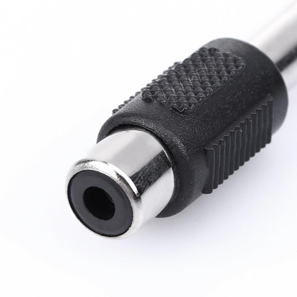 Adaptadores de Audio RCA/AV hembra a macho, 6,35mm, 1/4 pulgadas, 4 Uds.