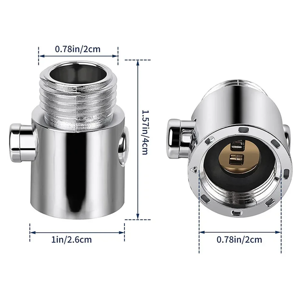 Shower Head Control Switch Flow Water Stop Valve Shower Heads One-Button Pause Water Controller Bathroom Accessories