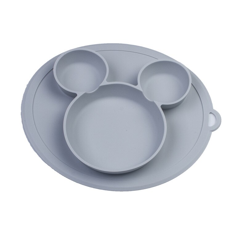 Bol Con Ventosa De Silicona Para Niños, Plato Infantil, Plato De Silicona Para Bebé, plato De Alimentación De Bebé