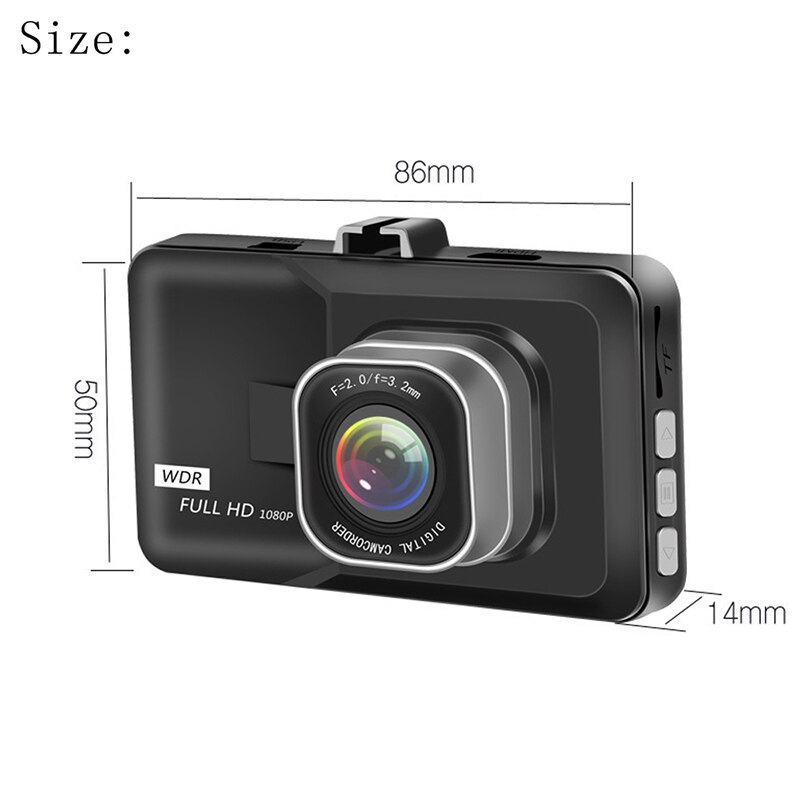 Car DVR 1080P Camera Wide Angle Driving Recorder HD Dash Cam LCD Night DVR Car Dvr/Dash Camera Driving Video Recorder