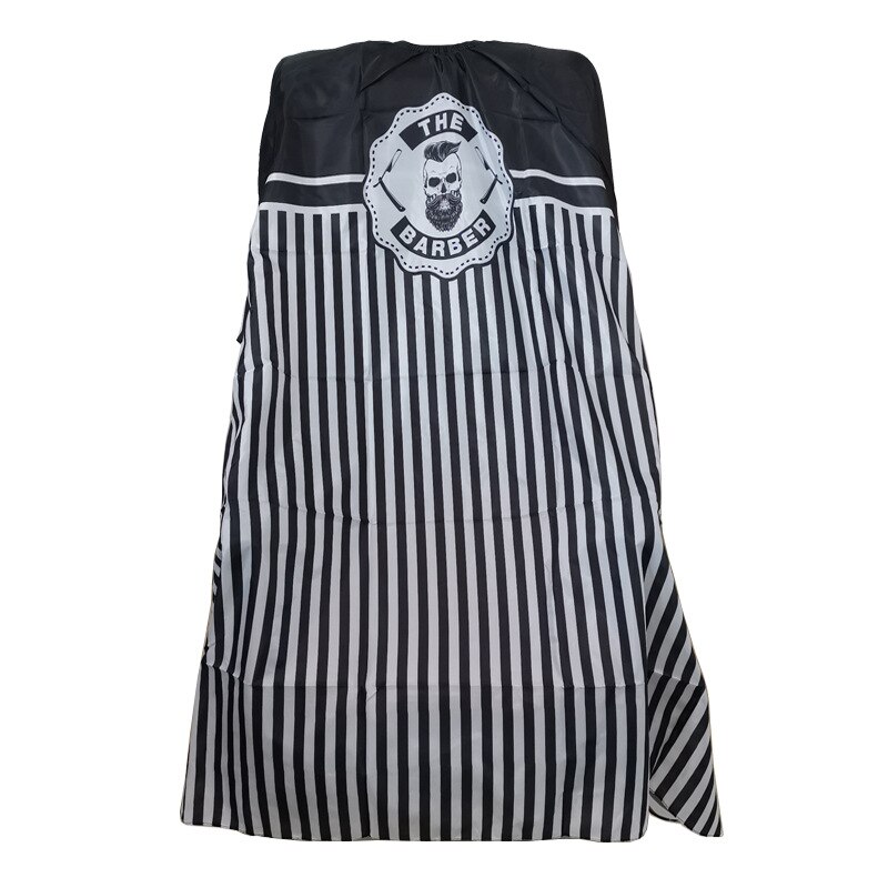 Haircut Cloth Hair Salon Breathable Shaving Cloth Apron Black Nylon Soft And Comfortable Hair Cutting Dress Shawl: 02