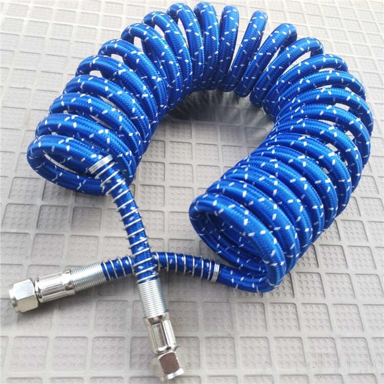 Three-layer fully braided pipe spiral pipe traction truck explosion-proof, pressure-resistant and anti-freeze PU connecting pipe