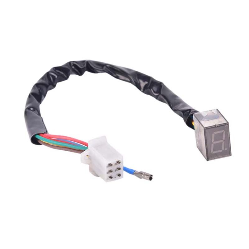 Universal LED Digital Gear Indicator Motorcycle Display Shift Lever Sensor