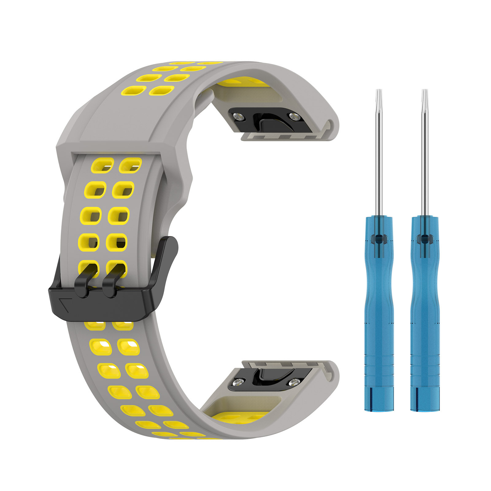 Voor Garmin Fenix 7/6S/5X horlogebanden Fenix6 Pro GPS Fenix5 plus 20/22/26mm quick-release tweekleurige bandjes en Fenix 7 bandjes