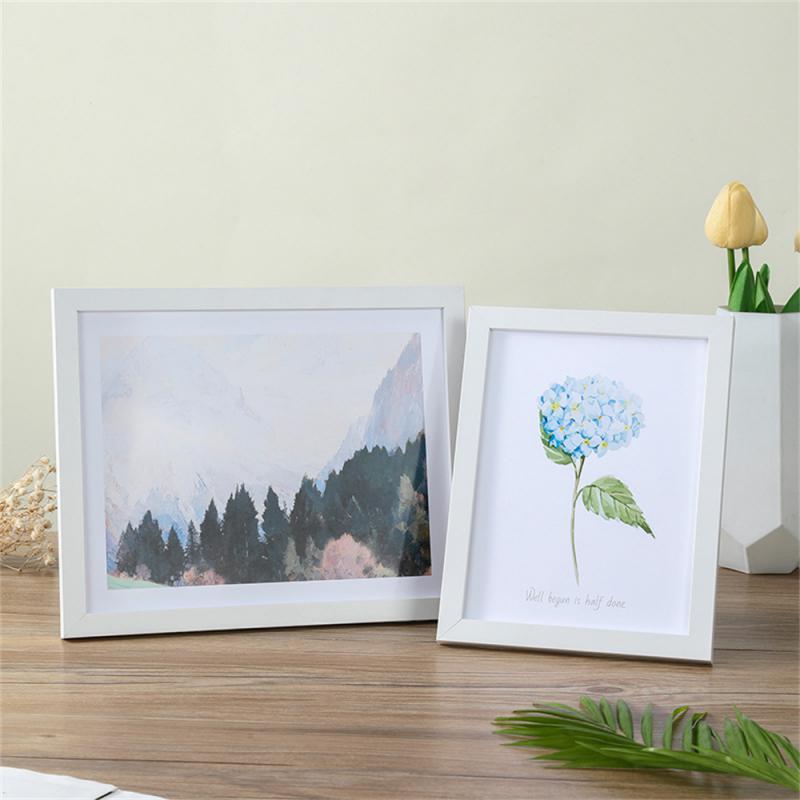 Multi-size wandgemonteerde displayframe Houten fotolijst huis decoratieve fotolijst DIY fotolijst op te hangen