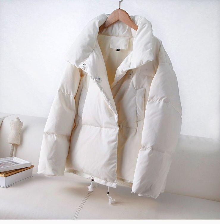 Yvyvlolo høst vinter jakke dame frakk kvinne stativ vinterjakke dame parka varm casual plus size overtrekk