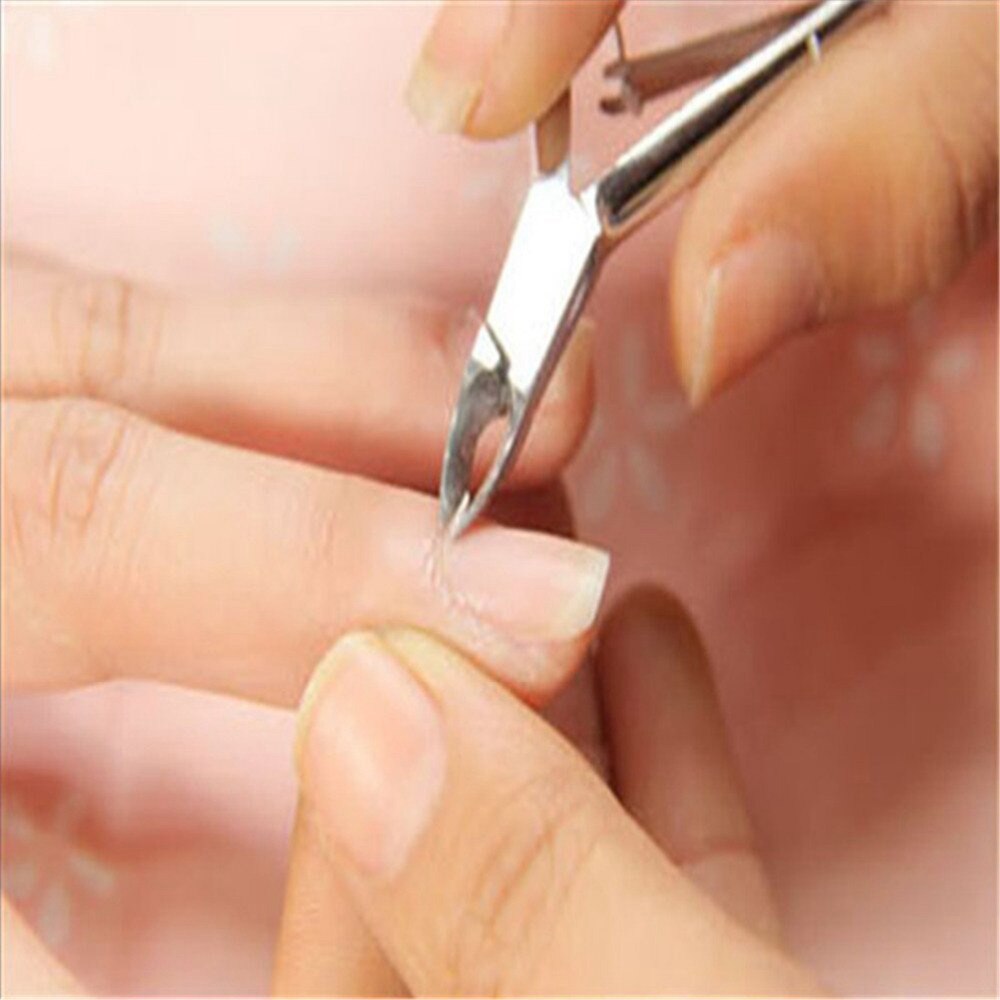 Cuticle Nail Art Rvs Nipper Clipper Manicure Tang Cutter Tool Nail Art Tool Nail Cuticle Schaar 1 stuks