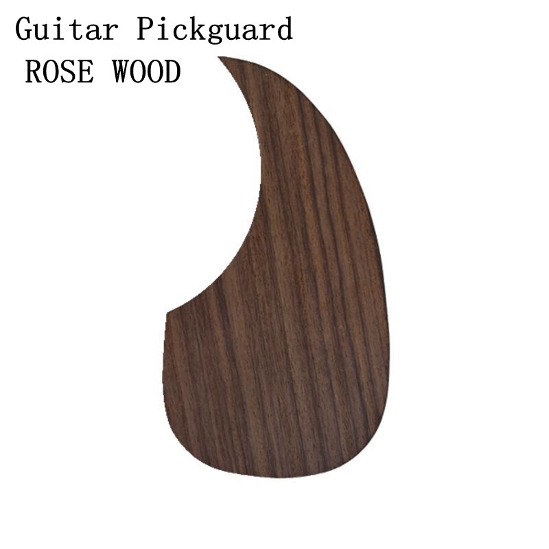 1PC Acoustic Guitar Pickguard Self-adhesive Pick Guard Sticker for Backhand guitar Accessories rose wood ebony: rose wood G0529