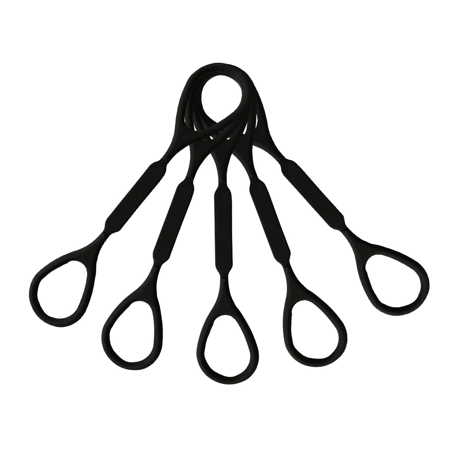 Musical Instrument Accessory with Black Rubber Trumpet 5 Pieces