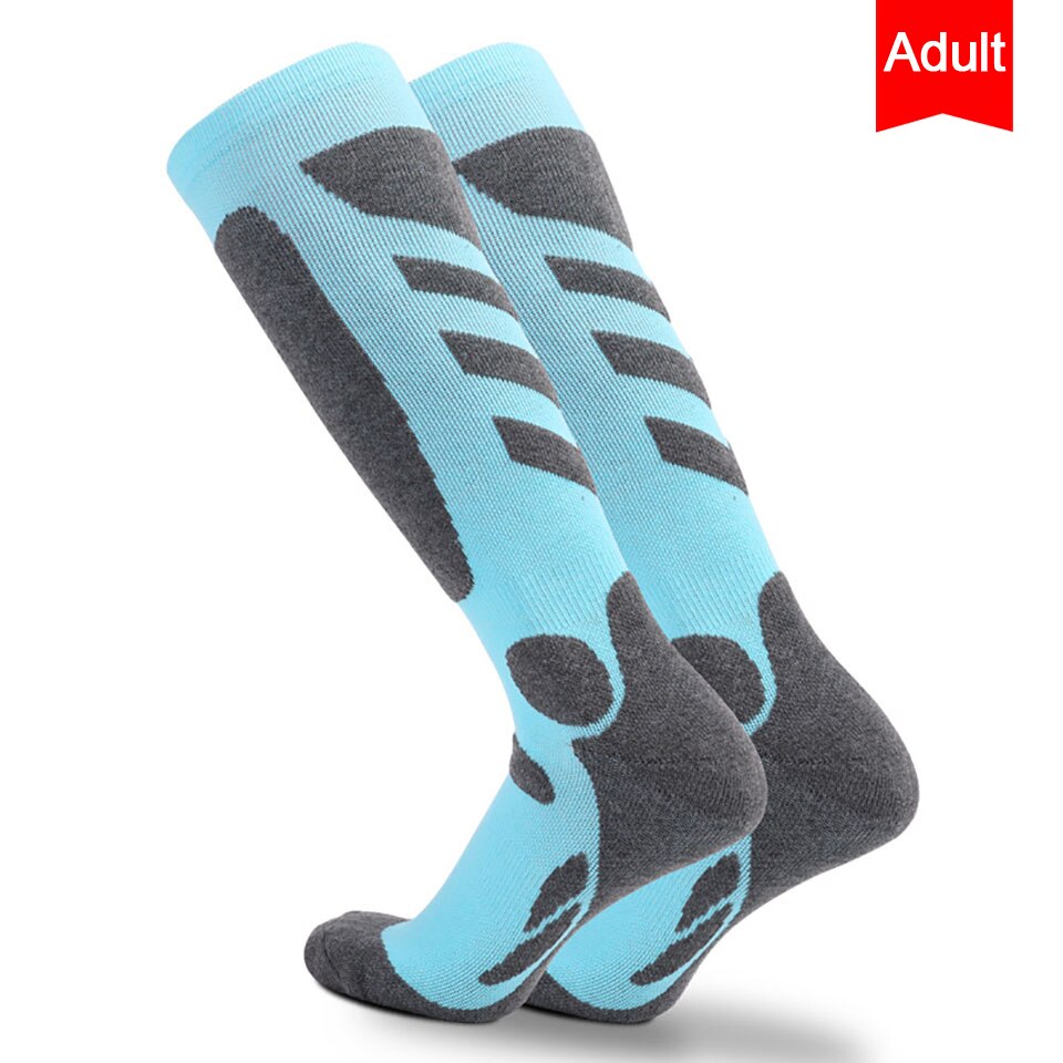 Loogdeel calze da sci invernali a tubo lungo asciugamano addensato fondo assorbimento del sudore calore calze da alpinismo calze sportive all'aperto: 03 / M(35-38)